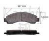 GREAT WALL 3501150K00 Brake Pad Set, disc brake